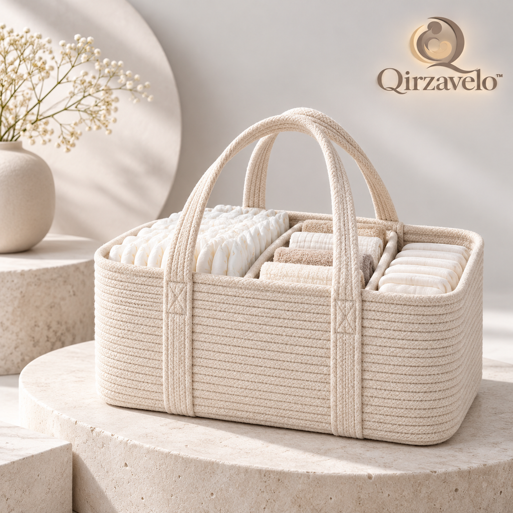 Qirzavelo CloudNest Diaper Caddy main view