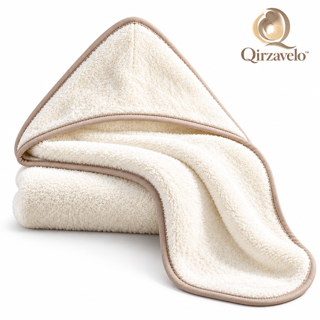 Qirzavelo CuddleCloud Hooded Baby Towel additional view