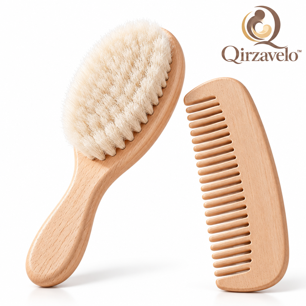 Qirzavelo GentleBloom Baby Brush & Comb Set additional view