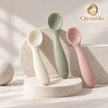 Qirzavelo SoftScoop Baby Spoons, Set of 3 main view