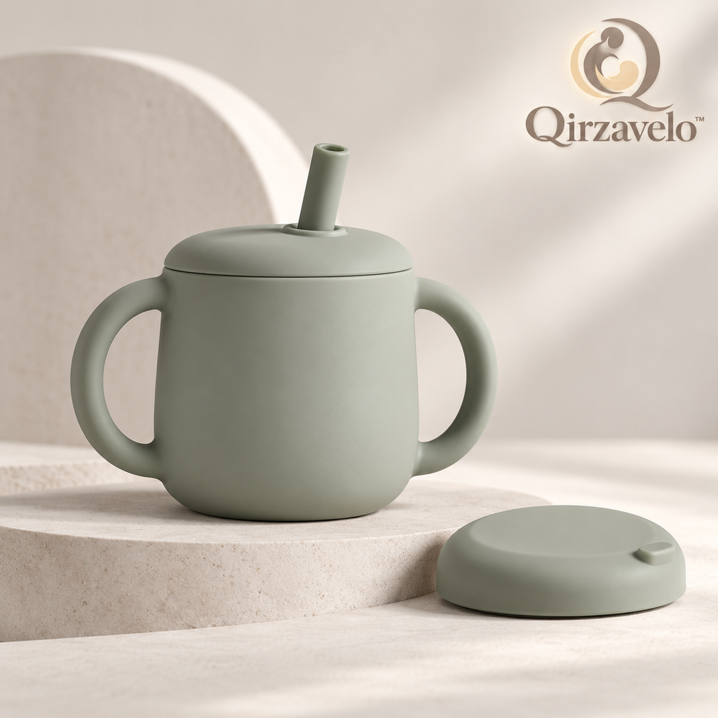 Qirzavelo MeadowSip Two-Handle Training Cup main view