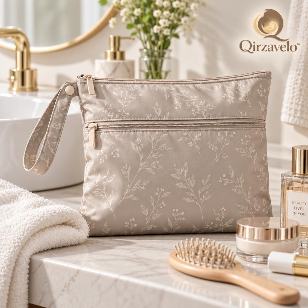 Qirzavelo Nest & Go Double-Zip Wet Bag lifestyle