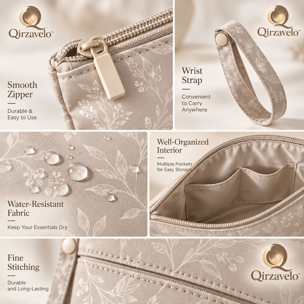 Qirzavelo Nest & Go Double-Zip Wet Bag details